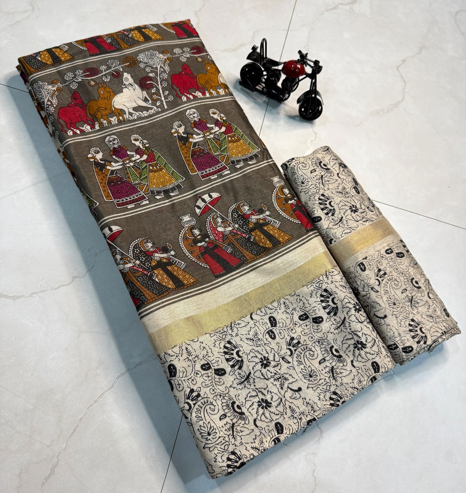 Wow Cotton Silk kalamkari Printed Daily Wear Sarees Suppliers In India